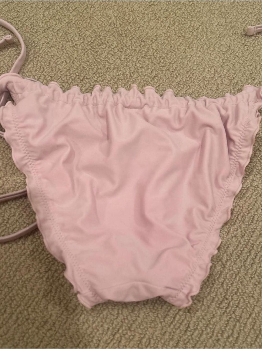 Wild Fable Lilac Ruffle Triangle String Bikini - Picture 5 of 6